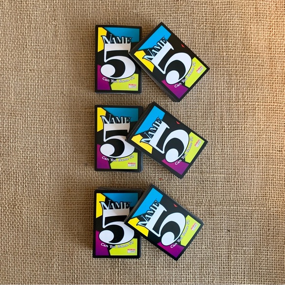 ENDLESS GAMES NAME 5 Board Game Complete Ages 12 + Like New - Picture 7 of 15